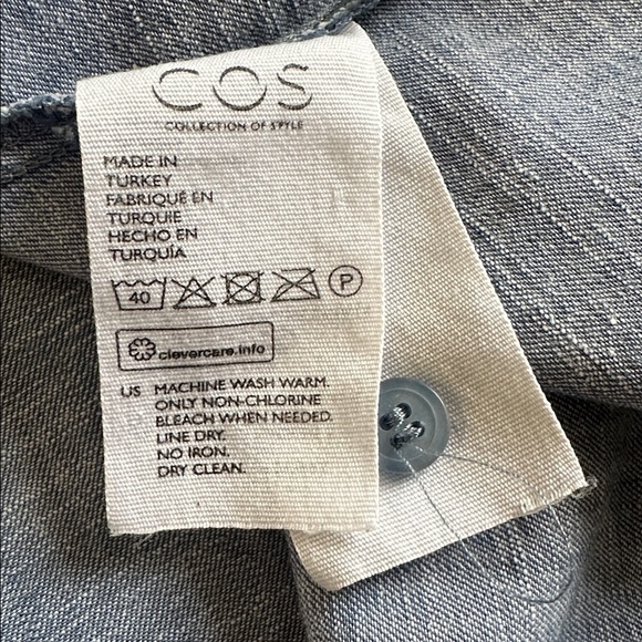 COS Boxy Denim Shirt Dress - Picture 6 of 12